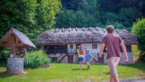 Produkcija Bakster -  maketa osrednjeslovenske hiše v Krašnji